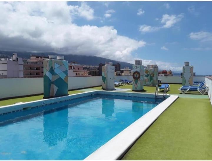 Toplage. Blick. Sauber. Günstig. Pool. Gepflegt Puerto de la Cruz  Exterior foto